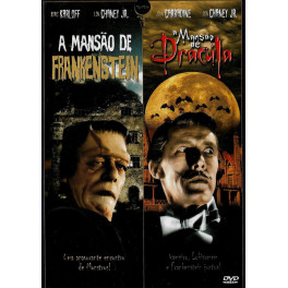A  Mansão de Frankenstein + A Mansão de Dracula  - dvd 2x1