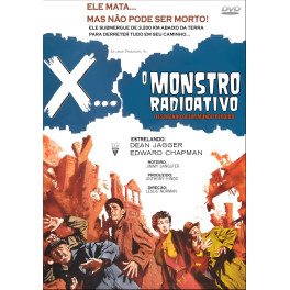 X, O Monstro Radioativo O Estranho de um Mundo Perdido P/B e colorizado  dvd legendado