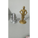 R2D2 e C3PO Action Figure impressa em 3d feito por encomenda