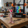 A Pantera Cor de Rosa Action Figure impressa em 3d feito por encomenda