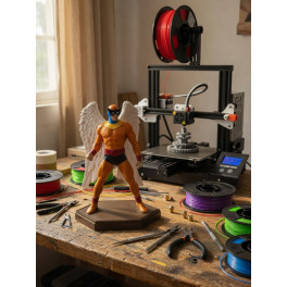 Homem-P&aacute;ssaro Action Figure impressa em 3d feito por encomenda
