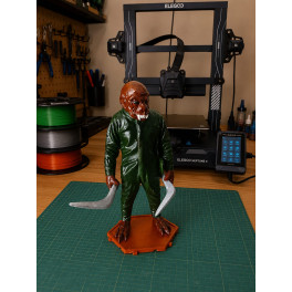 Alien CALCO do epis&oacute;dio DIVERS&Atilde;O E JOGOS do seriado QUINTA DIMENS&Atilde;O Action Figure impressa em 3d feito por encomenda 