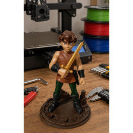 Shadow Boy Bōken Shōnen Shadar 1967 feito por encomenda impressa em 3d