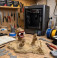 Sand Shark Action Figure feito por encomenda impressa em 3d